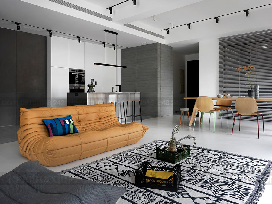 Thiết kế nội thất chung cư diện tích 125m2 phong cách hiện đại