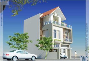 Thiết kế biệt thự phố 3 tầng trên đất 165m2