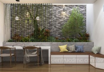 Bố trí giếng trời trong thiết kế nhà phố hiện đại
