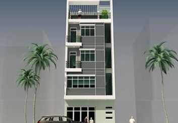 Thiết kế nhà phố 5 tầng diện tích 50m2