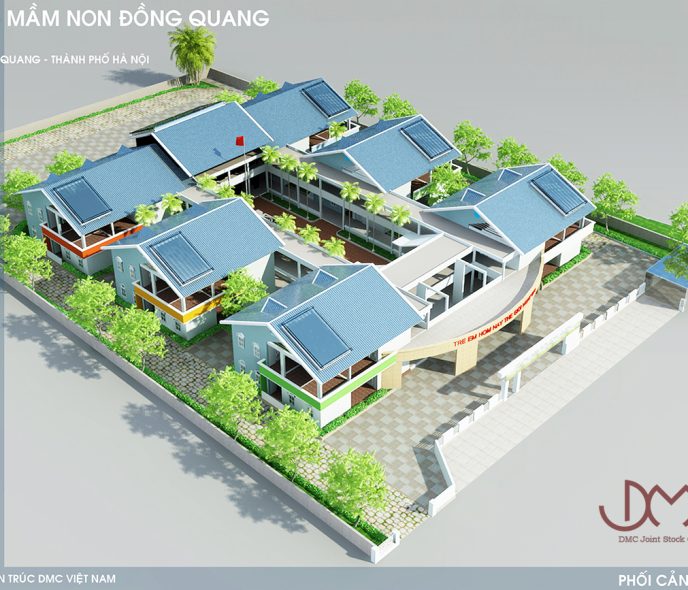 Thiết kế Trường Mầm Non xã Đồng Quang