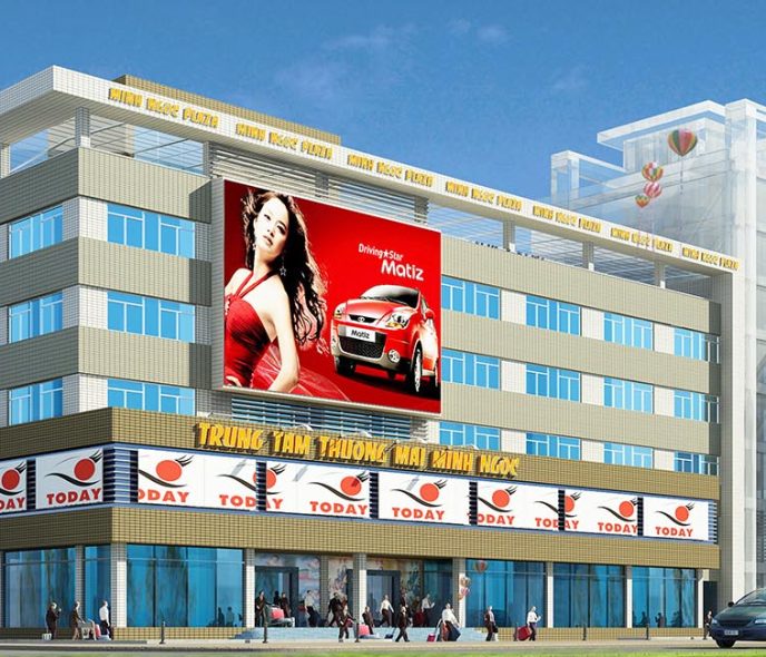 Thiết kế trung tâm thương mại Minh Ngọc đẹp hiện đại