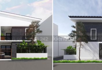 Thiết kế biệt thự nhà vườn 2 tầng mái thái diện tích 110m2