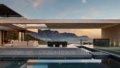 Thiết kế biệt thự trên đỉnh núi Capetown ở Nam Mỹ