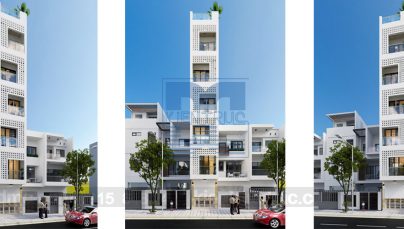 Thiết kế chung cư mini 6 tầng trên diện tích 49m2