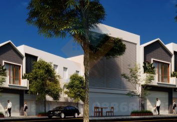 Thiết kế nhà ở kết hợp kinh doanh phong cách hiện đại