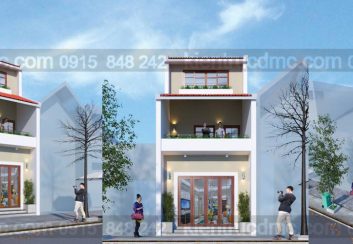 Thiết kế nhà ống 1 mặt tiền trên đất 81m2
