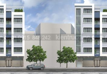 Thiết kế nhà phố 6 tầng diện tích 69m2