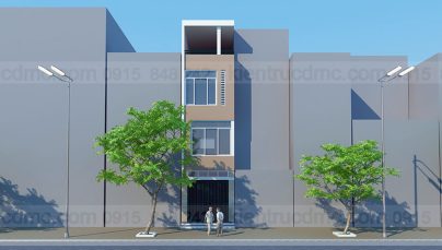 Thiết kế nhà phố nhỏ 30m2 mặt tiền 3,2m