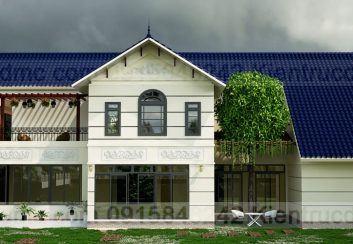 Thiết kế nhà vườn làm nhà nghỉ cuối tuần