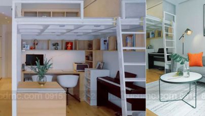 Thiết kế nội thất chung cư diện tích 48m2 với phong cách mở