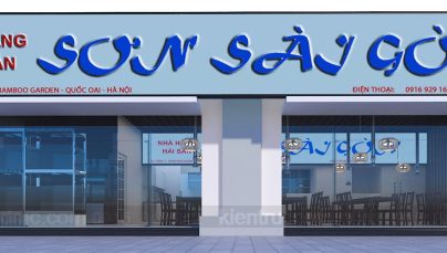 Thiết kế nội thất nhà hàng lẩu nướng