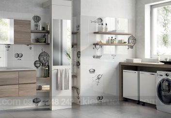 Trang trí và sắp đặt phòng giặt là trong thiết kế nhà phố