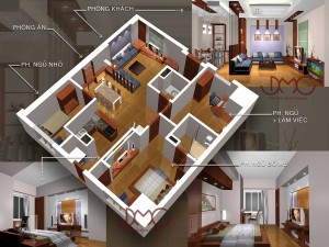 Thiết kế nội thất chung cư mini