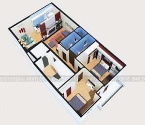 Thiết kế nội thất Chung cư mini 8 tầng