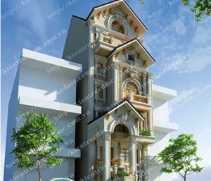 Thiết kế biệt thự phố phong cách cổ điển