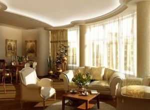 Tư vấn thiết kế phòng khách - Ánh sáng trong không gian phòng khách