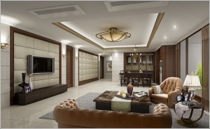 Thiết kế nội thất phòng khách thông thoáng hài hòa ánh sáng