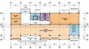 Mặt bằng tầng 1 - Thiết kế trung tâm thương mại Minh Ngọc