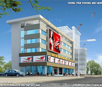 Thiết kế trung tâm thương mại Minh Ngọc đẹp hiện đại