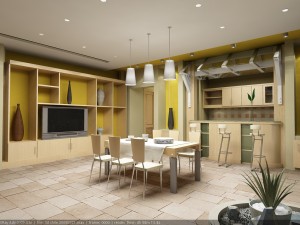 Bố trí thiết kế bàn ăn hợp phong thủy
