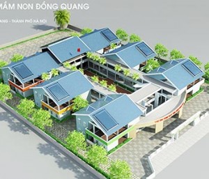 Thiết kế Trường mầm non xã Đồng Quang, thiết kế trường học