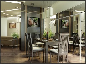 Thiết kế nội thất, Phòng ăn - Thiết kế nội thất căn hộ chung cư 110m2: