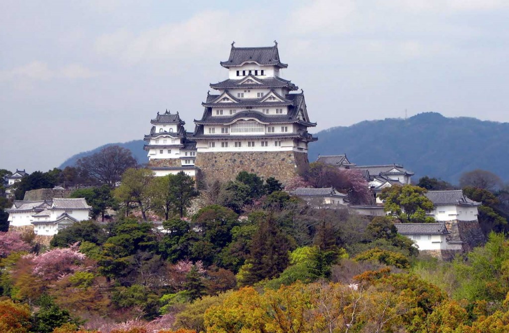 kiến trúc lâu đài cổ Himeji 