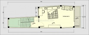 Thiet ke kien truc - thiet ke nha ong 33m2