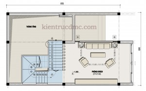 Thiết kế nhà phố 4 tầng 84m2