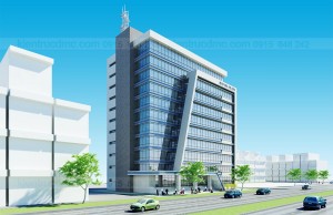 Thiết kế trung tâm thương mại Hải Hà- thiết kế nhà cao tầng