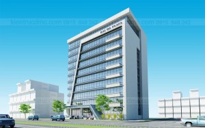 Phối cảnh - Thiết kế trung tâm thương mại Hải Hà