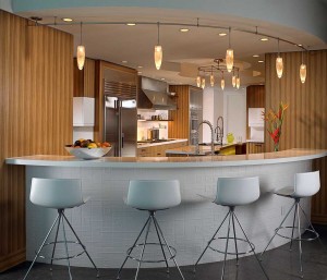 Tư vấn thiết kế quầy bar trong phòng bếp hiện đại