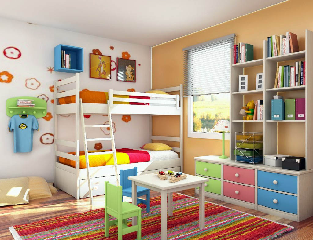 Tư vấn thiết kế nội thất cho phòng ngủ trẻ nhỏ hẹp