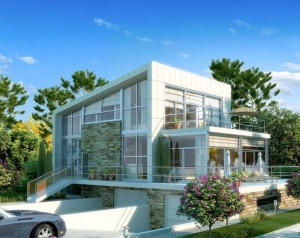 Mẫu thiết kế biệt thự hiện đại 2015