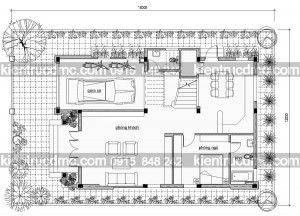 Thiết kế biệt thự 3 tầng trên đất 216m2