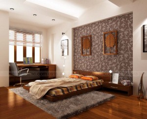 Phòng ngủ bố mẹ - Thiết kế nội thất nhà lô Khu giãn dân Ao Vang
