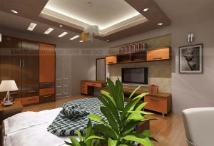 Thiết kế nội thất nhà lô Khu giãn dân Ao Vang