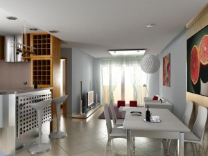 Tư vấn thiết kế phòng bếp mở cho nhà thông thoáng