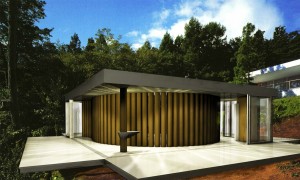 kiến trúc ngôi nhà giấy