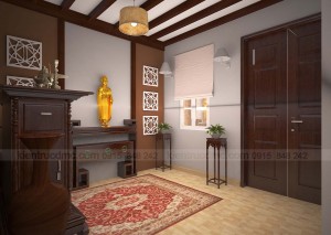 Thiết kế nội thất nhà phố 57,6m2