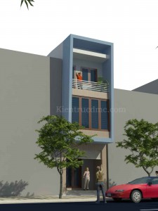 Thiet ke kien truc - thiet ke nha ong 33m2