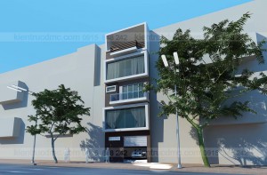 Thiết kế nhà phố 4,5 tầng mặt tiền 6m