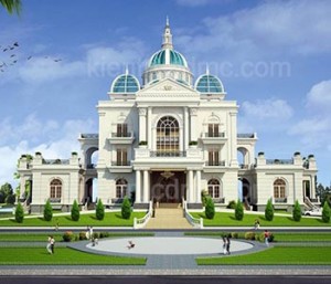 Thiết kế dinh thự Ninh Bình, thiết kế biệt thự cao cấp, biệt thự cổ châu âu, biệt thự pháp