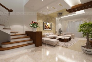 Thiết kế nội thất nhà lô Khu giãn dân Ao Vang