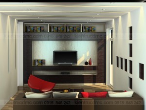 Thiết kế nội thất biệt thự mini trên đất hình thang