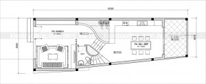 Thiết kế kiến trúc- Thiết kế nhà phố 3 tầng - Quốc Oai - HN