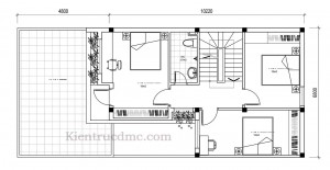 Thiết kế nhà đẹp,Thiết kế nhà phố 2,5 tầng mặt tiền 6,8m