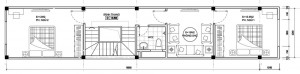 Thiết kế Nhà phố 60m2 mặt tiền 3.5m