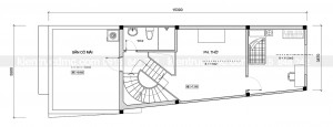 Thiết kế kiến trúc- Thiết kế nhà phố 3 tầng - Quốc Oai - HN